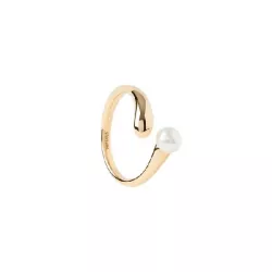 Anell Pdpaola perla plata 14kgold plated - AN01-E08
