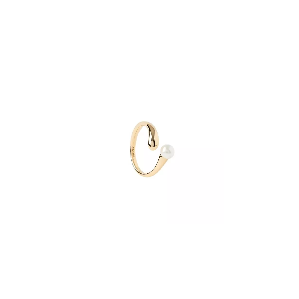 Anell Pdpaola perla plata 14kgold plated - AN01-E08