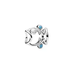 Charm Pandora plata peix turquesa - 793819C01