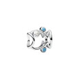 Charm Pandora plata peix turquesa - 793819C01 Charm Pandora plata peix turquesa - 793819C01