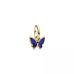 Charm Pandora papallona lapislazuli plata 14k gold-plated - 763825C01