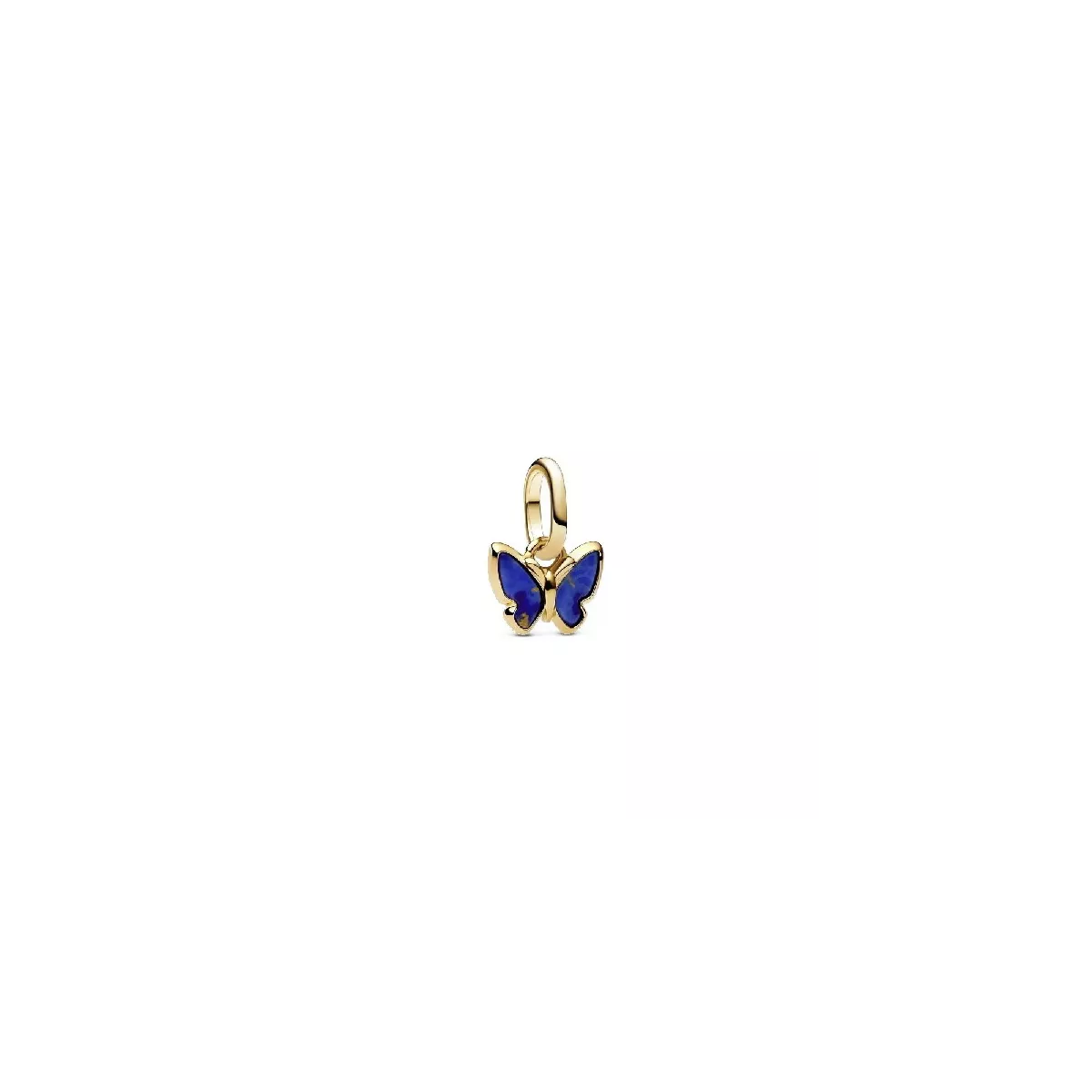 Charm Pandora papallona lapislazuli plata 14k gold-plated - 763825C01