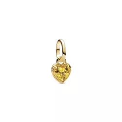 Charm Pandora circon groc plata 14k gold plated - 763862C01