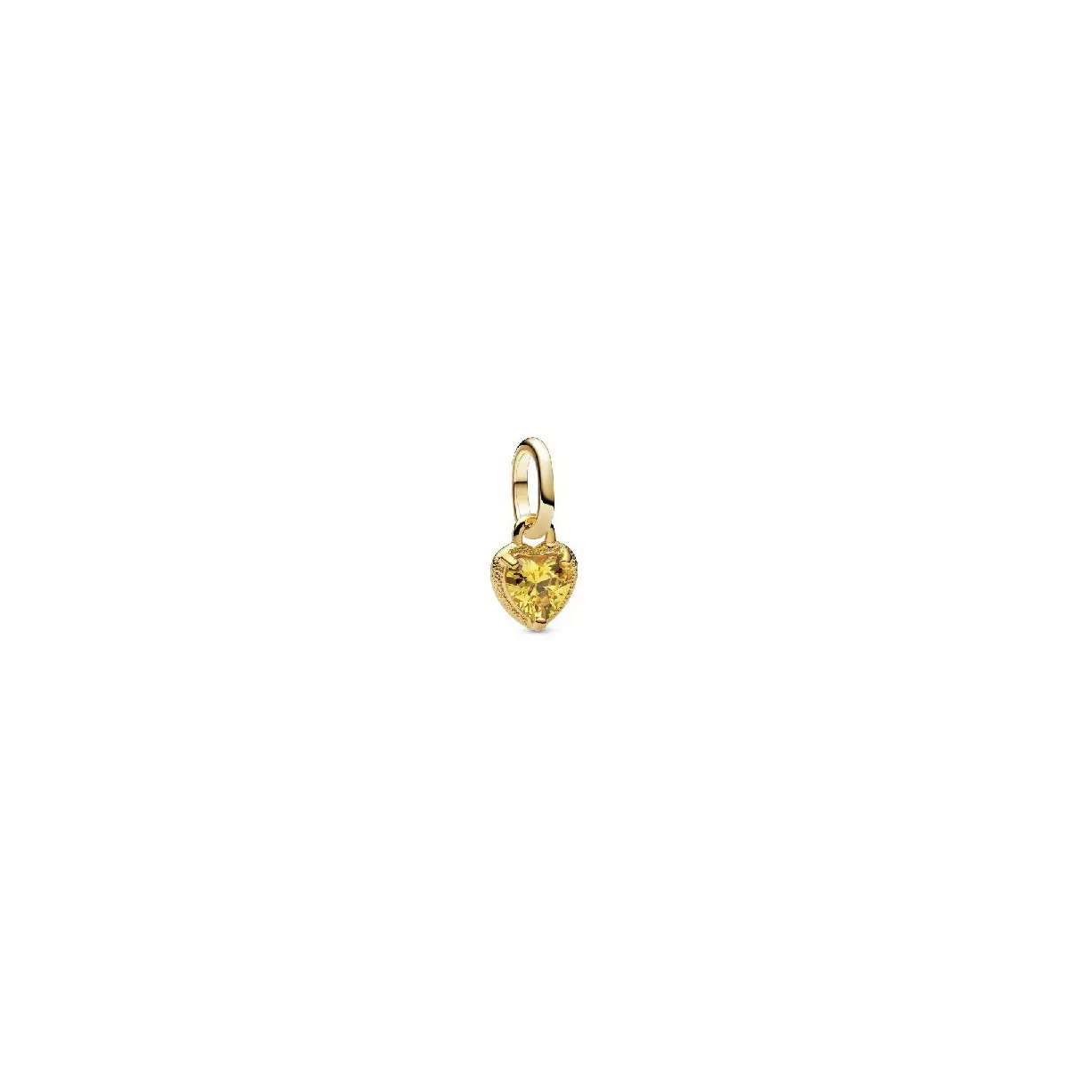 Charm Pandora circon groc plata 14k gold plated - 763862C01