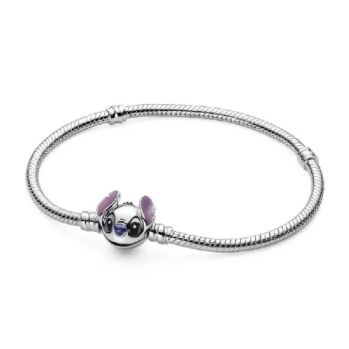 Polsera Pandora plata Disney Stitch esmalt - 593738C01