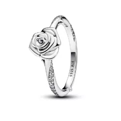 Anillo Pandora rosa plata circon - 193215C01
