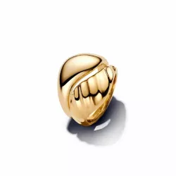Anell Pandora plata 14k gold plated - 163832C00