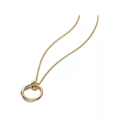 Penjoll Pandora plata 14k gold-plated entrellaçat cadena 45cm - 363882C00-45