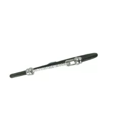 Polsera or blanc 18k brill-0.16k cable acer negre - V-3579/PU