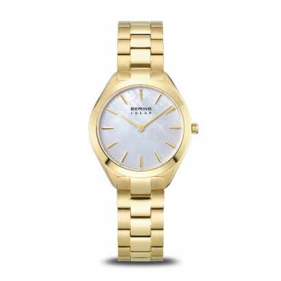 Reloj Bering solar 31mm de diametro de caja ip chapado 50m water resistant - 17331-734