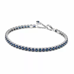 Polsera Pandora rivier plata zircon blau - 591469C02