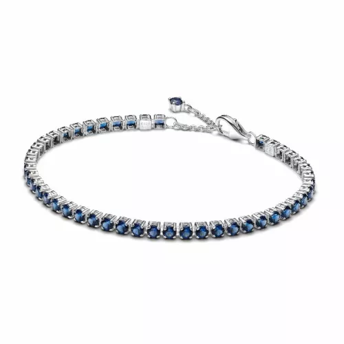 Polsera Pandora rivier plata zircon blau - 591469C02