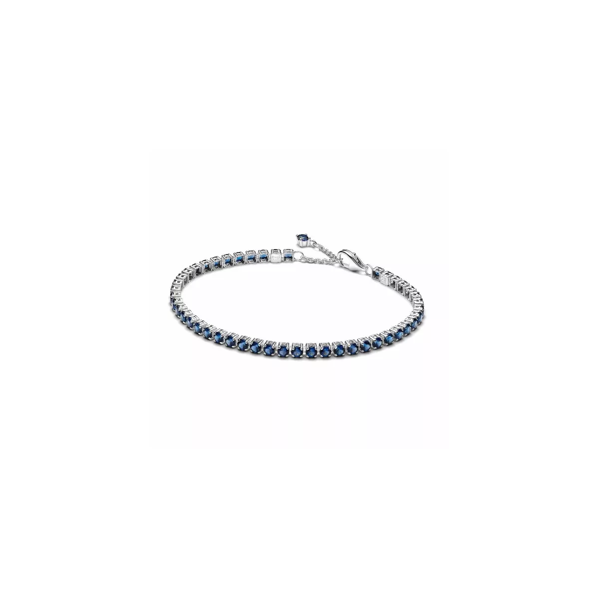 Polsera Pandora rivier plata zircon blau - 591469C02