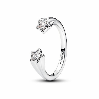 Anillo Pandora plata estrella zircon - 193582C01