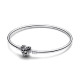 Pulsera Pandora plata cierre corazon calado circon - 593400C01-19