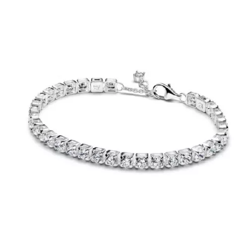 Polsera Pandora plata tennis zircon - 593539C01