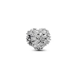 Charm Pandora cor zircon plata - 794240C01