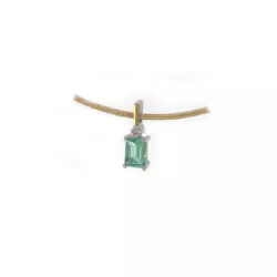 Penjoll Miquel Sarda plata or 18k bri.maragda laboratori - 25371
