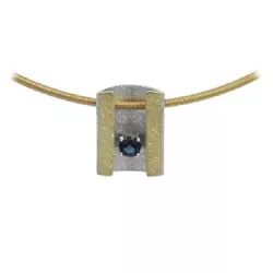 Penjoll Miquel Sarda plata or 18k safir blau - 25401