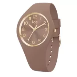 Rellotge Ice 37mm diametre caixa dorat i cauxo moca - 025252