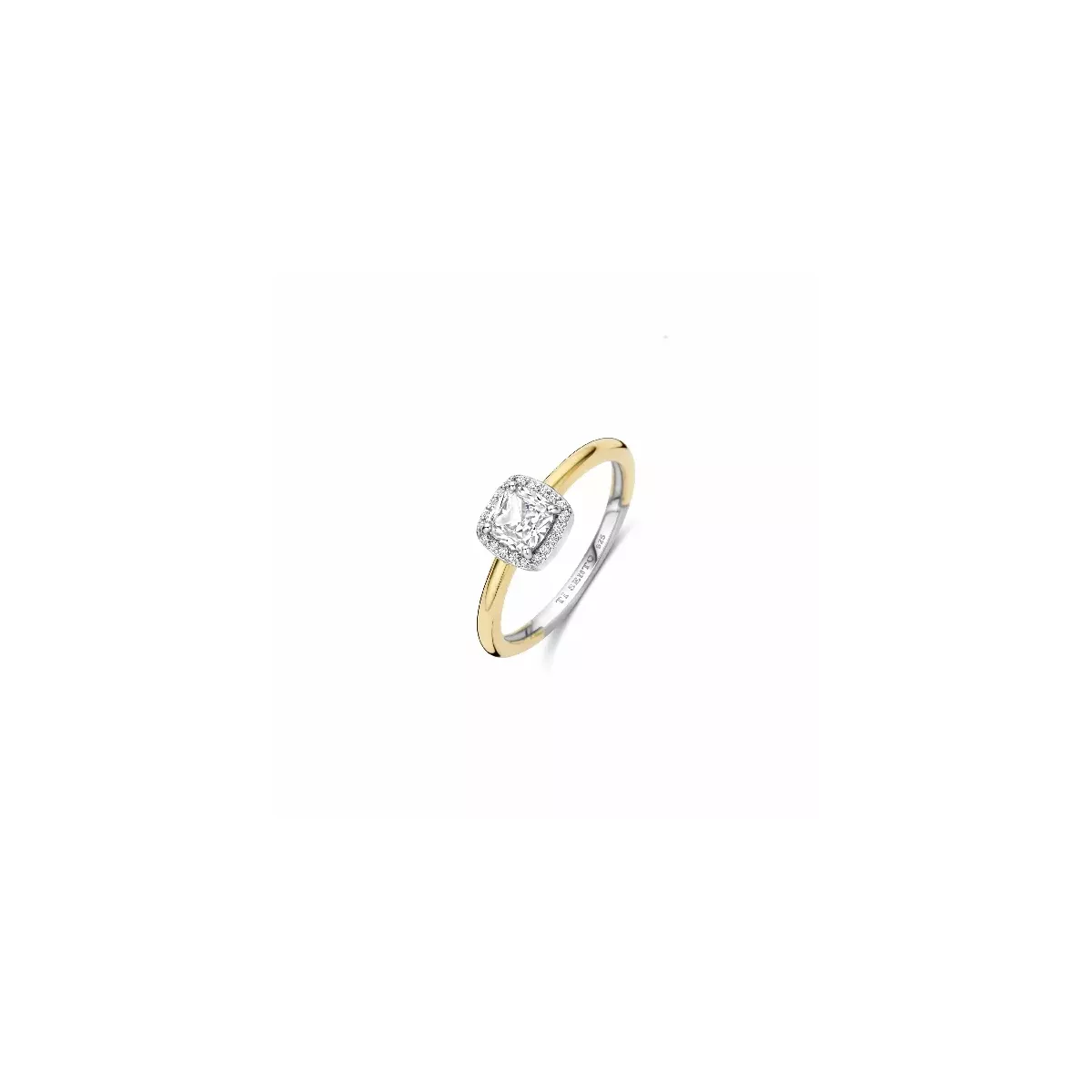 Anell Ti sento plata ip xapat zircon - 12388ZY