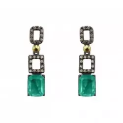 Arracades Bohemme plata or quars maragda zircon - 7WIN013E