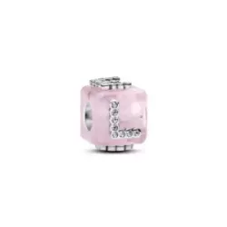 Charm Pandora Love murano rosa zircon - 794433C01