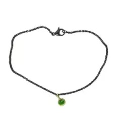 Polsera acer or groc i diopsido verd - V-3195/PU