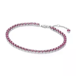 Polsera Pandora plata rivier zircon fucsia - 591469C04