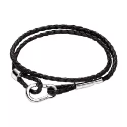 Pulsera Pandora acero piel doble - 593338C01-D2