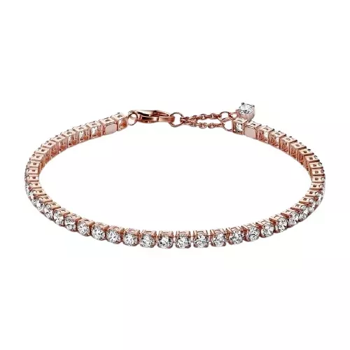 Polsera Pandora plata rose zircon - 581469C01-20