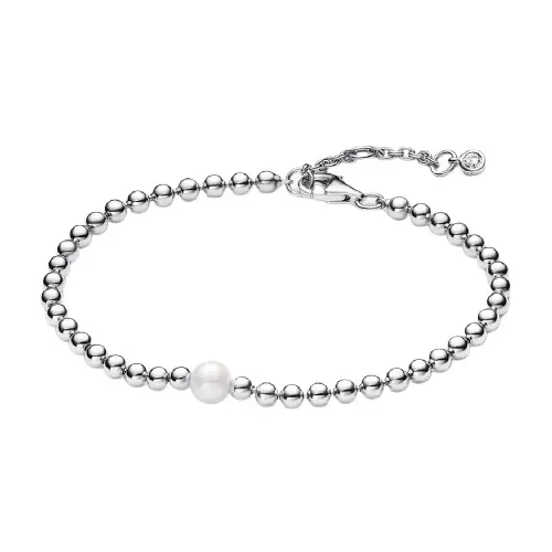 Polsera Pandora plata boles i perla - 593173C01