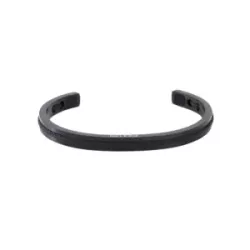 Polsera Pig&Hen Navarch 6mm acer i nylon negre - N6-290000