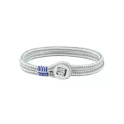 Polsera Pig&Hen Don Dino acer nylon blanc i verd - P29-111512