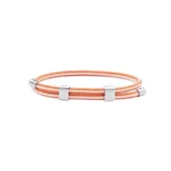 Polsera Pig&Hen Little Lewis Dbl nylon blanc i taronja - P33-111372