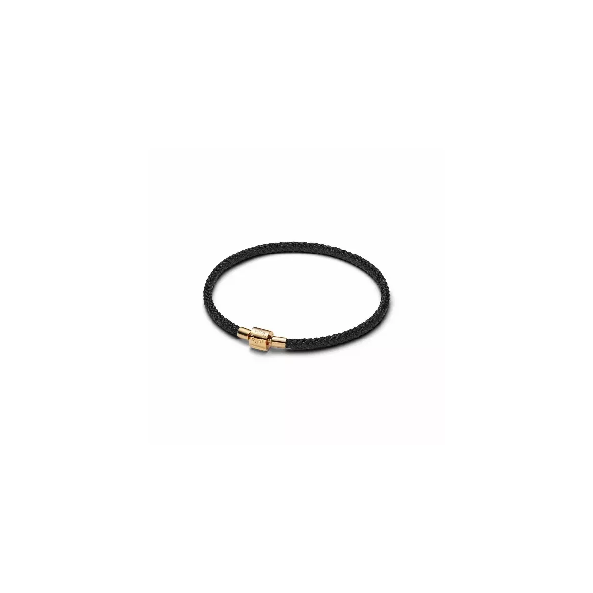 Polsera Pandora nylon negre tanca 14k gold-plated - 564530C01