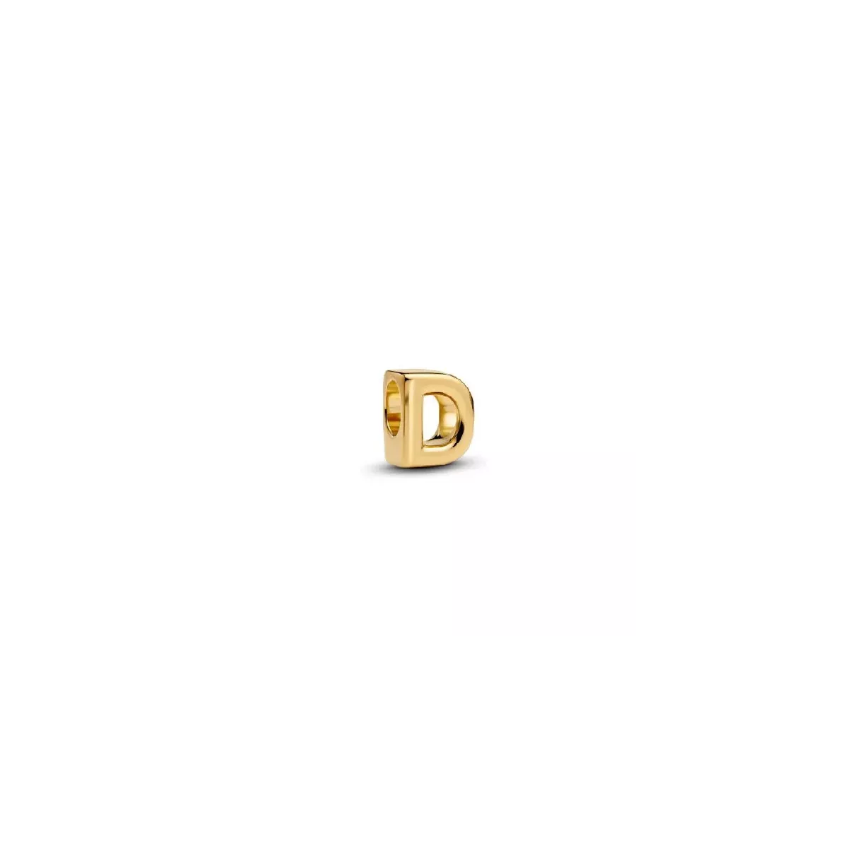 Charm Pandora letra D14k gold plated - 763950C00