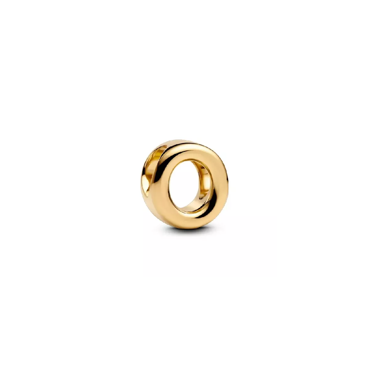 Charm Pandora lletra O 14k gold plated - 763961C00