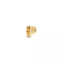 Charm Pandora lletra P 14k gold plated - 763962C00