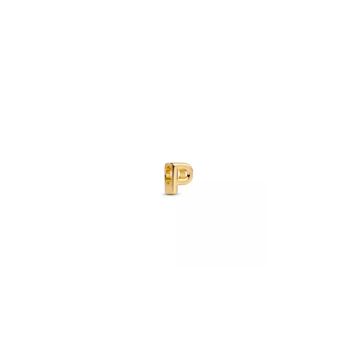 Charm Pandora lletra P 14k gold plated - 763962C00