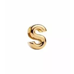Charm Pandora lletra S 14k gold plated - 763965C00