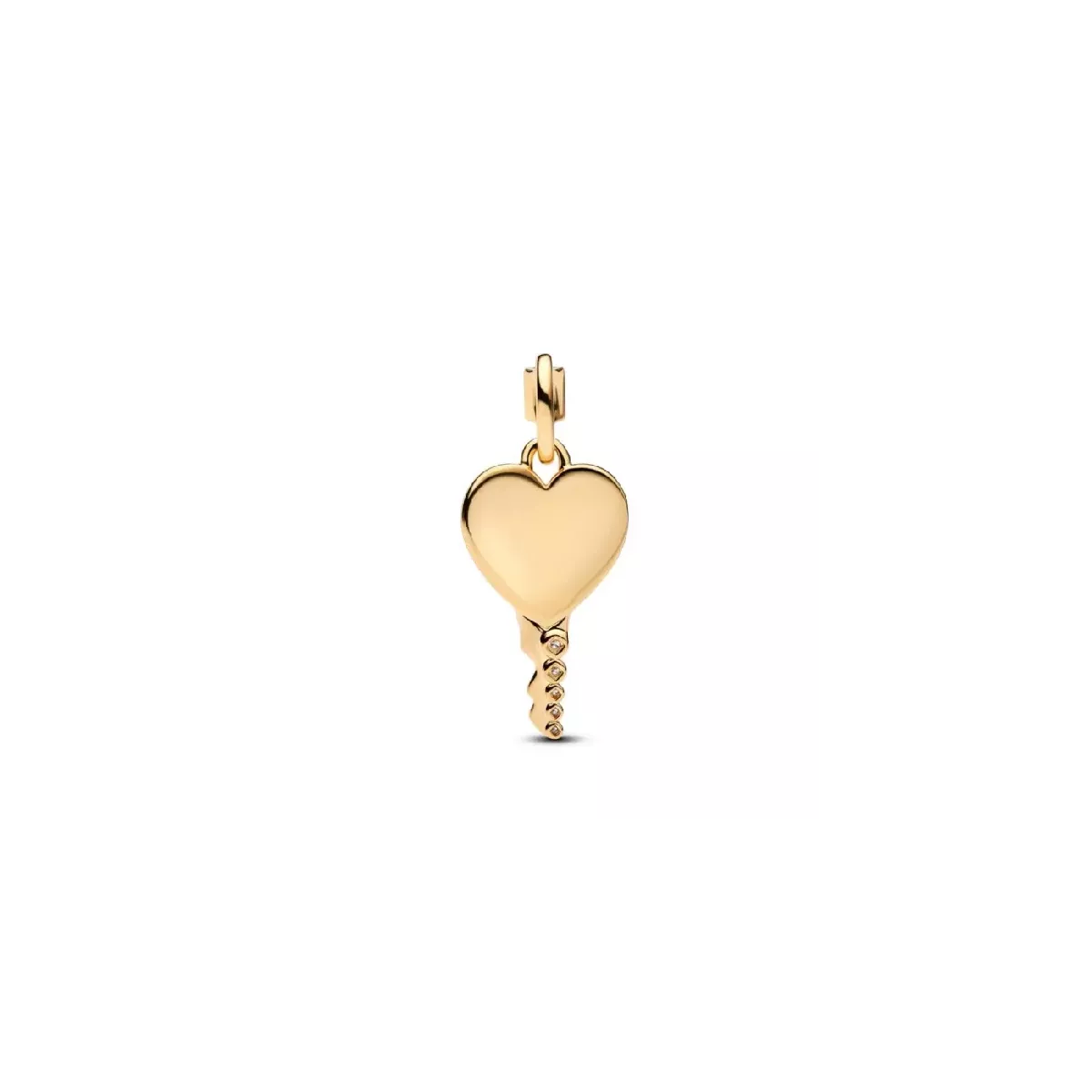 Penjoll Pandora clau plata 14k gold-plated - 364353C01