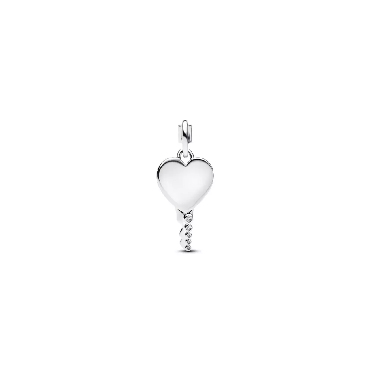 Penjoll Pandora clau plata zircon - 394353C01