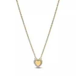 Collar Pandora cor zircon  plata 14k gold plated - 364364C01