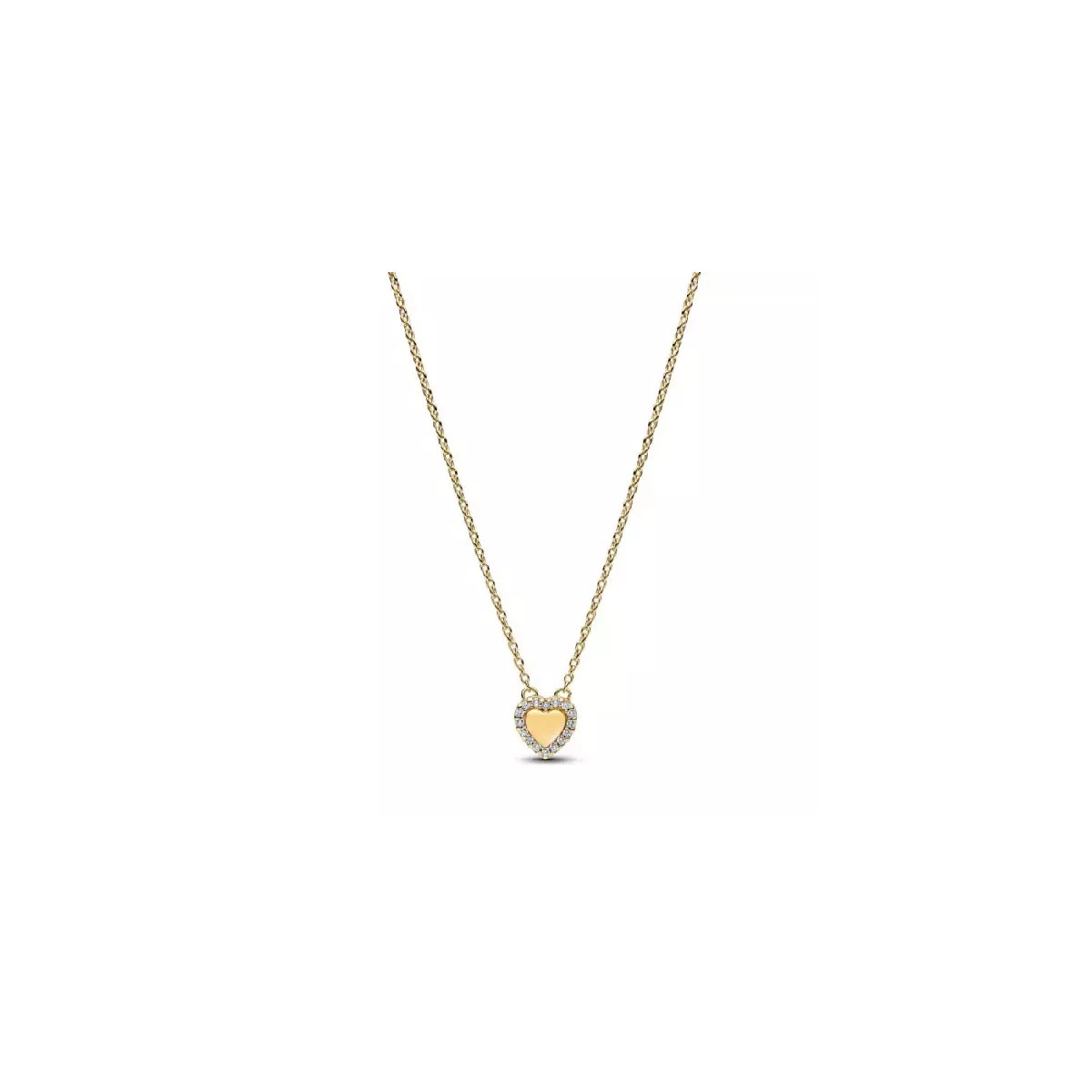 Collar Pandora cor zircon  plata 14k gold plated - 364364C01