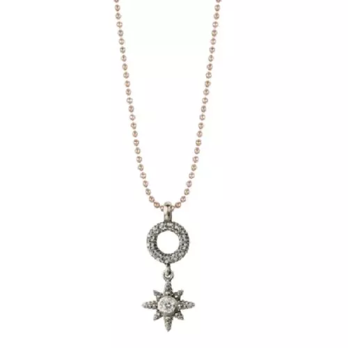 Penjoll Sunfield plata zircon cadena - CL064650