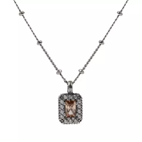 Penjoll Sunfield plata zircon cadena - CL064840/23