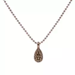 Penjoll Sunfield plata rose zircon cadena - CL064842/2/20