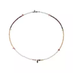 Collar Sunfield plata  quars i zircon - CL065222