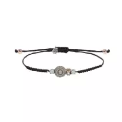 Polsera Sunfield plata calcedonia zircon nylon - PU065411/53